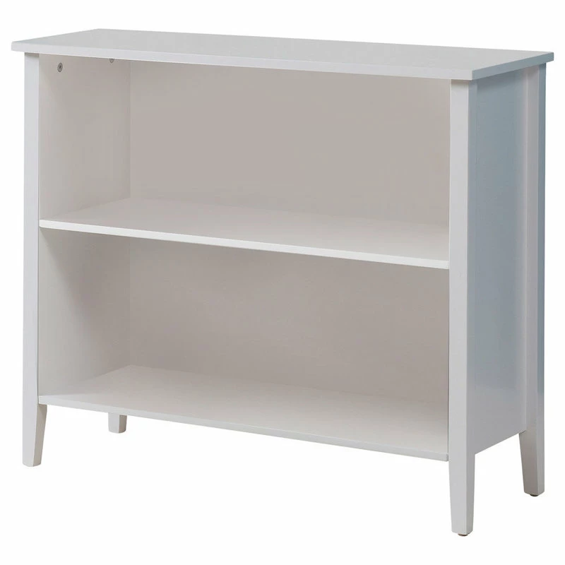 Best Pirce 😍 Pilaster Designs Paris 2-Shelf Bookcase, White 🔔 - Image 2