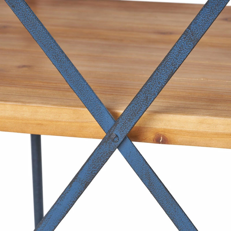 New ๐ GDFStudio Denise Industrial Outdoor 3-Tier Shelf, Natural And Black ๐ - Image 5