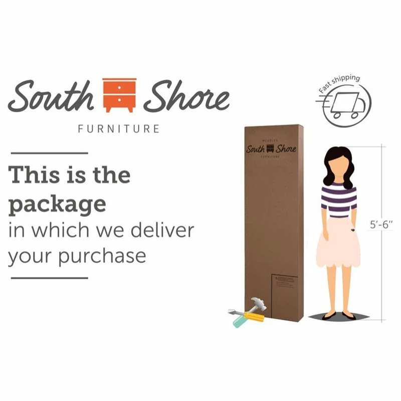 Buy ๐งจ South Shore Furniture South Shore Axess 5-Shelf Narrow Bookcase In Pure White ๐คฉ - Image 5