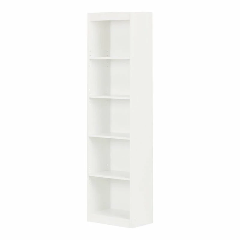 Buy ๐งจ South Shore Furniture South Shore Axess 5-Shelf Narrow Bookcase In Pure White ๐คฉ