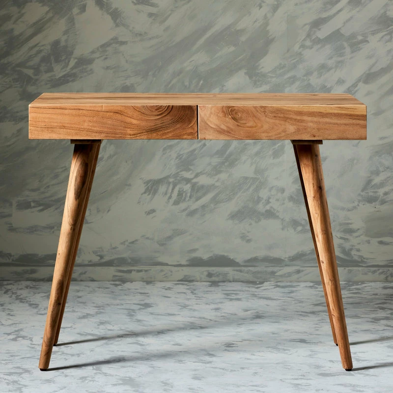 Deals ๐ Oak Idea Pratt Office Desk, Natural Walnut โ๏ธ - Image 2