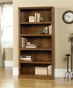Flash Sale 🎉 Sauder Select 5 Shelf Bookcase In Oiled Oak ⌛