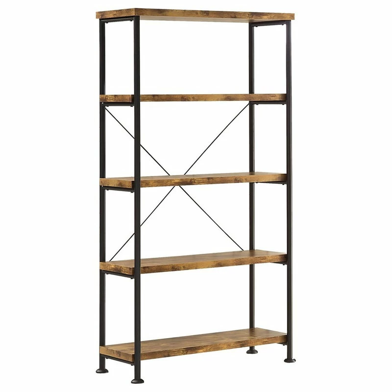 Top 10 ๐ Coaster Home Furnishings Coaster Barritt Wood And Metal Open Bookcase โค๏ธ