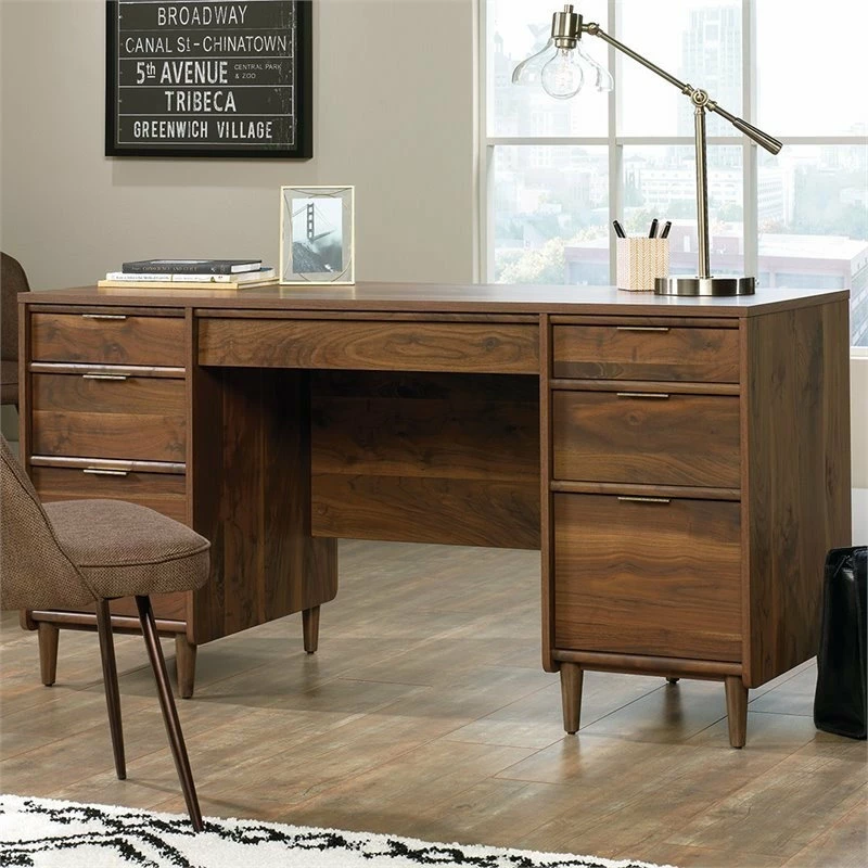 Budget ๐ฏ Sauder Clifford Place Computer Desk In Grand Walnut ๐ - Image 5