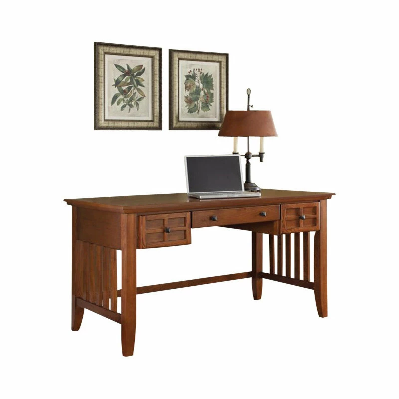Coupon ๐ Homestyles Arts & Crafts Brown Wood Executive Desk โ - Image 2
