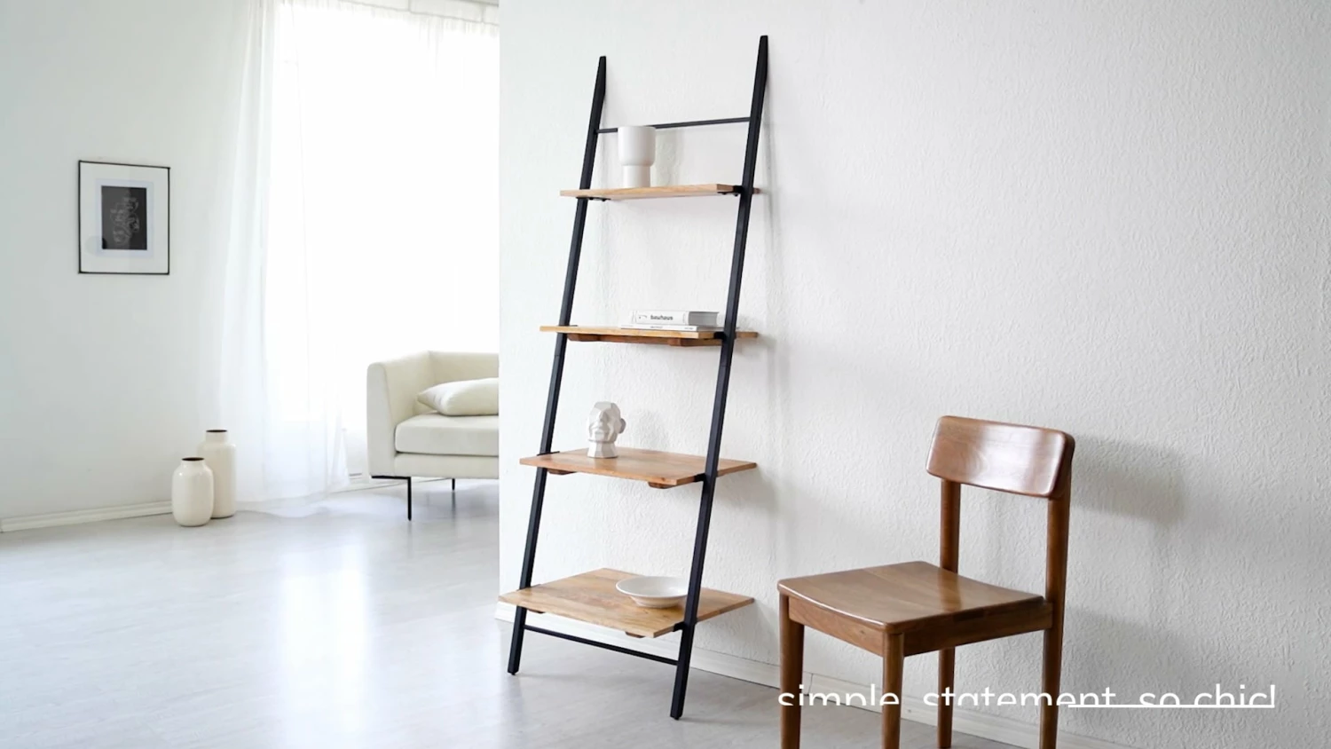 Coupon ๐ฅ Madeleine Home Inc. Claret Ladder Shelf, Natural ๐งจ - Image 2