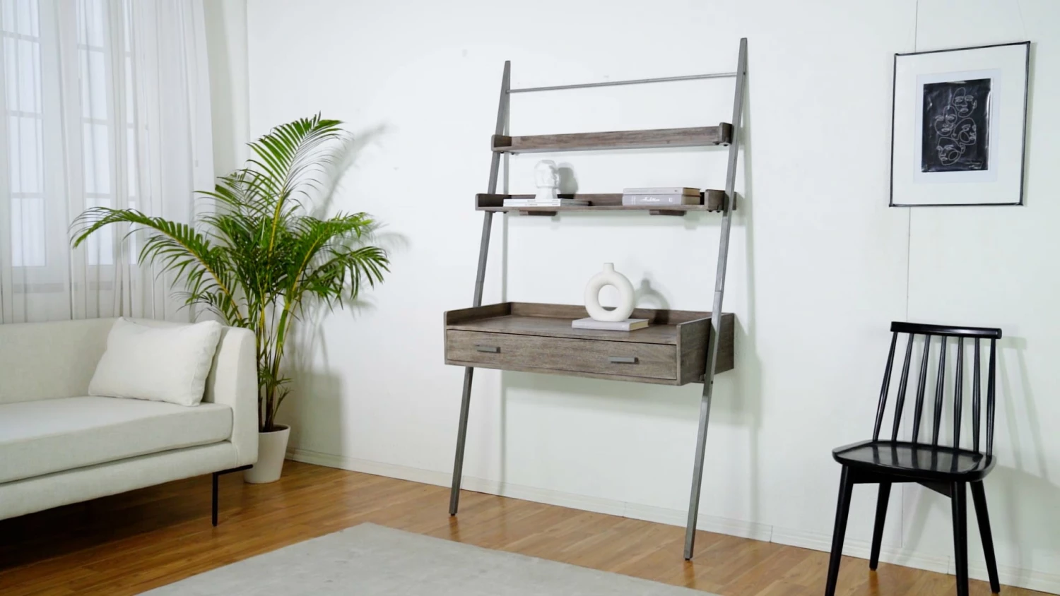 Hot Sale ๐ Madeleine Home Inc. Champier Ladder Desk, Natural ๐ - Image 2