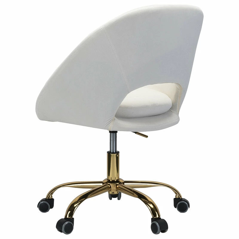 Deals 🎁 Karat Home Savas Task Chair, Ivory 😀 - Image 7