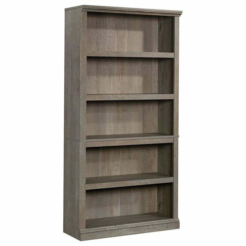 Best Pirce ❤️ Sauder Misc Storage 5-Shelf Tall Wood Bookcase In Mystic Oak 🤩
