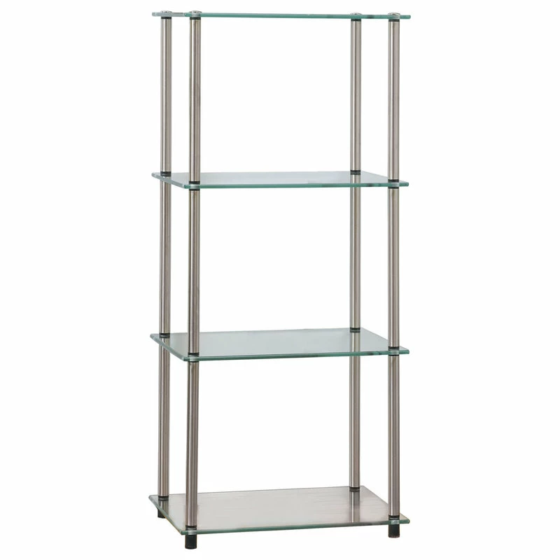 Deals ๐งจ Convenience Concepts Designs2Go Classic Glass 4 Tier Tower R2-150 ๐ - Image 3