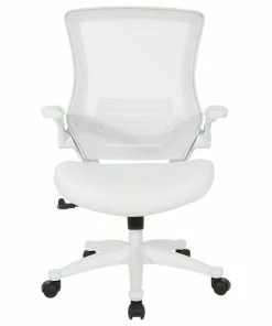 Best reviews of 😀 Office Star Products White Screen Back Manager's Chair, Linen Stone Fabric, White 😉
