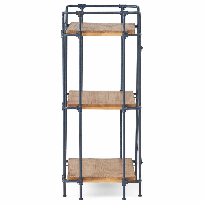 New ๐ GDFStudio Denise Industrial Outdoor 3-Tier Shelf, Natural And Black ๐ - Image 9