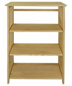 Discount ๐งจ Casual Home Soho Manhattan 4-Shelf Folding Bookcase 26" Wide, Natural ๐