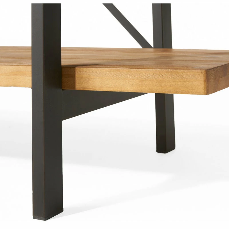 Cheap ๐ฅฐ GDFStudio Elizabeth Industrial 4 Shelf Firwood Bookcase โ - Image 7