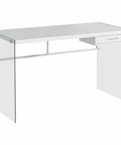 Best reviews of 👏 Monarch 48" Computer Desk In Glossy White ⭐