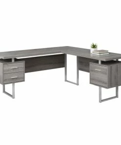 Best reviews of ⌛ Monarch Specialties Left/Right Facing Computer Desk, Taupe 👏