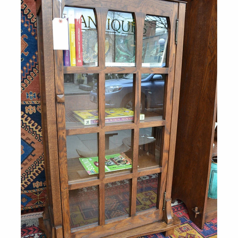 Budget 🥰 Crafters And Weavers Mission Oak Bookcase Craftsman Style Bookcase ⌛ - Image 2
