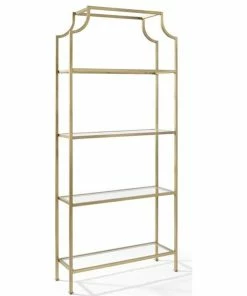 Best Pirce 🤩 Crosley Aimee Glass Etagere ⭐