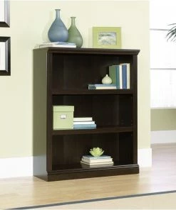 Buy 🧨 Sauder Select 3 Shelf Bookcase In Jamocha Wood 💯