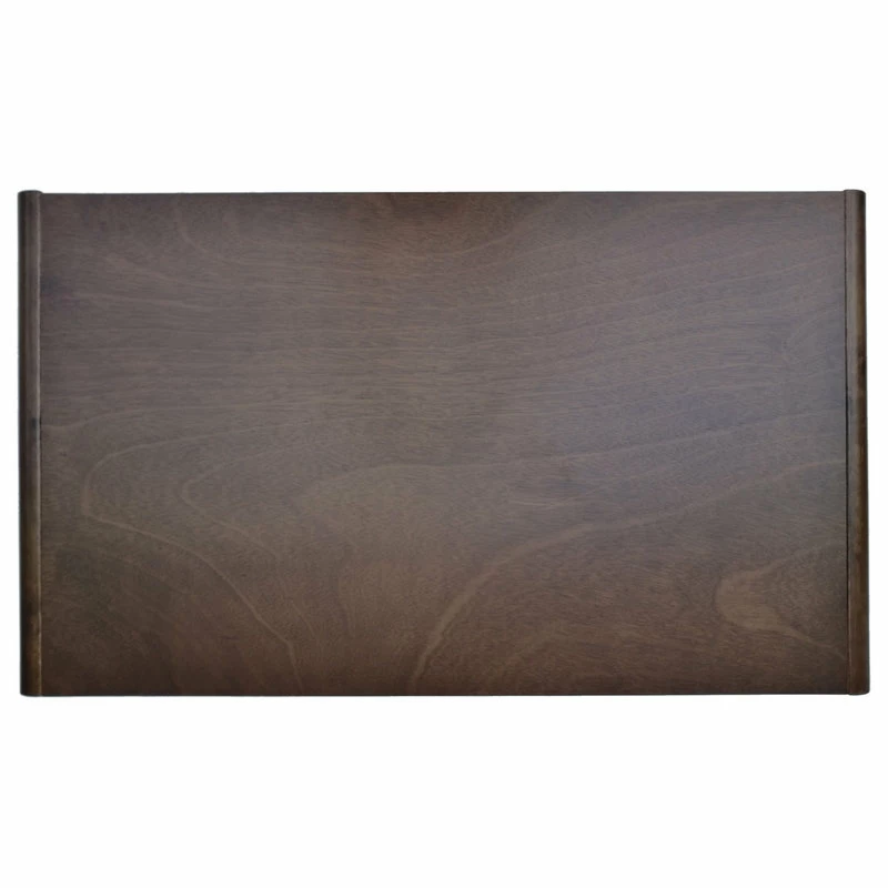 Outlet โจ GDFStudio GDF Studio Rex Mid Century Rubberwood Writing Desk, Medium Brown ๐ - Image 8