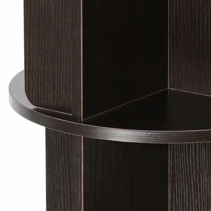 Wholesale ๐ FLINT GARDEN INC 4-Shelf 51.57 In Tall Revolving Bookcases, Dark Walnut โ๏ธ - Image 6