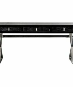 Flash Sale 😉 Vig Furniture Inc. A&X Congress Transitional Black Crocodile Desk 🎉