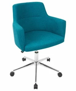 Brand new 🧨 LumiSource Andrew Adjustable Office Chair, Citrus Green, Teal 🧨