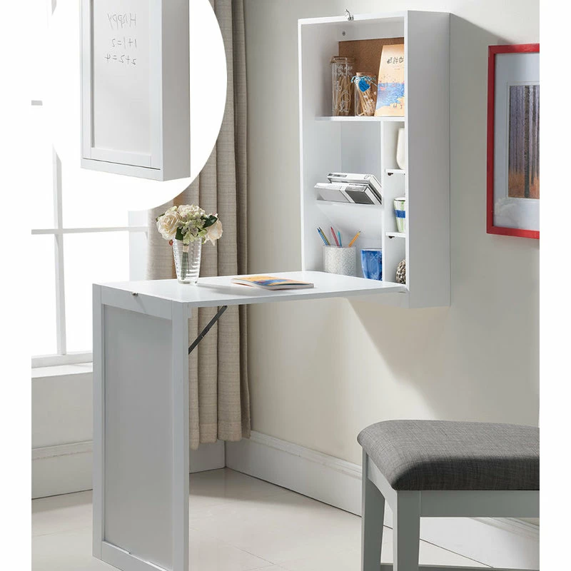 Best reviews of 😀 Pilaster Designs Eliza Wall-Mounted Fold-Out Convertible Writing Desk, White 🔔 - Image 2