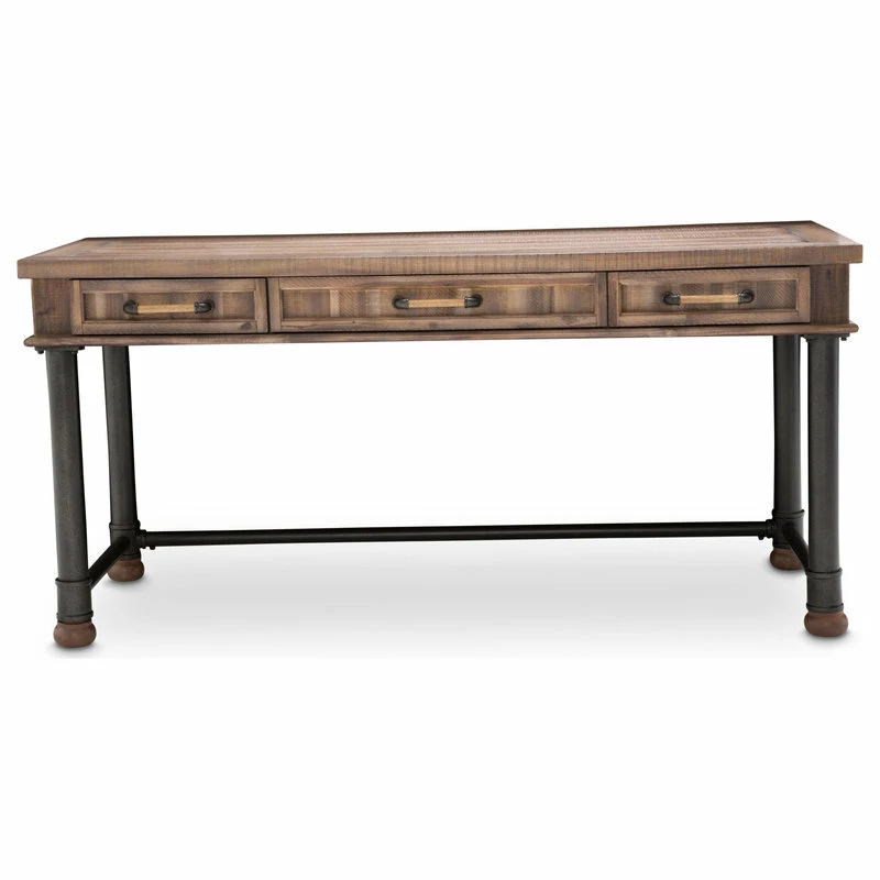 Best deal βοΈ Michael Amini Crossings Writing Desk Reclaimed Barn π― - Image 3