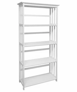 Brand new ๐ Casual Home Mission Style 5-Shelf Bookcase White ๐