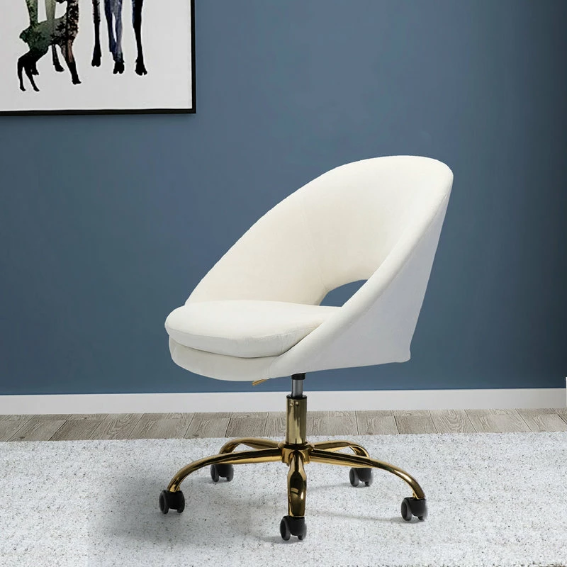 Deals 🎁 Karat Home Savas Task Chair, Ivory 😀 - Image 2