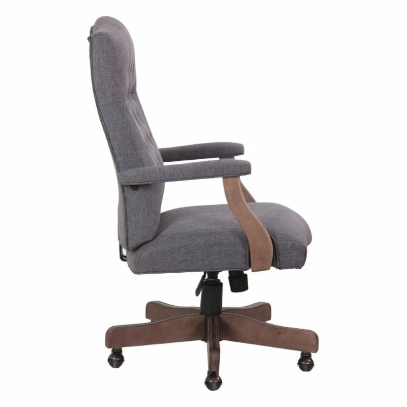 Budget ๐ Boss Office Products Boss Refined Rustic Executive Chair In Slate Gray Commercial Grade ๐งจ - Image 4