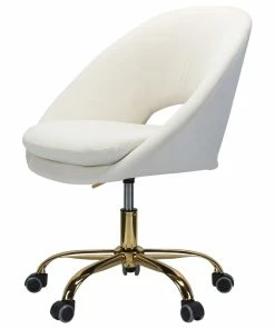 Deals 🎁 Karat Home Savas Task Chair, Ivory 😀