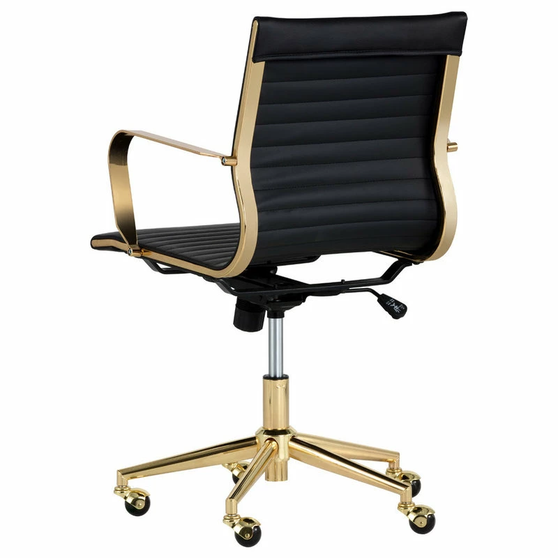 Wholesale ๐ Sunpan Modern Home Jessica Office Chair, Gold, Black ๐ - Image 3