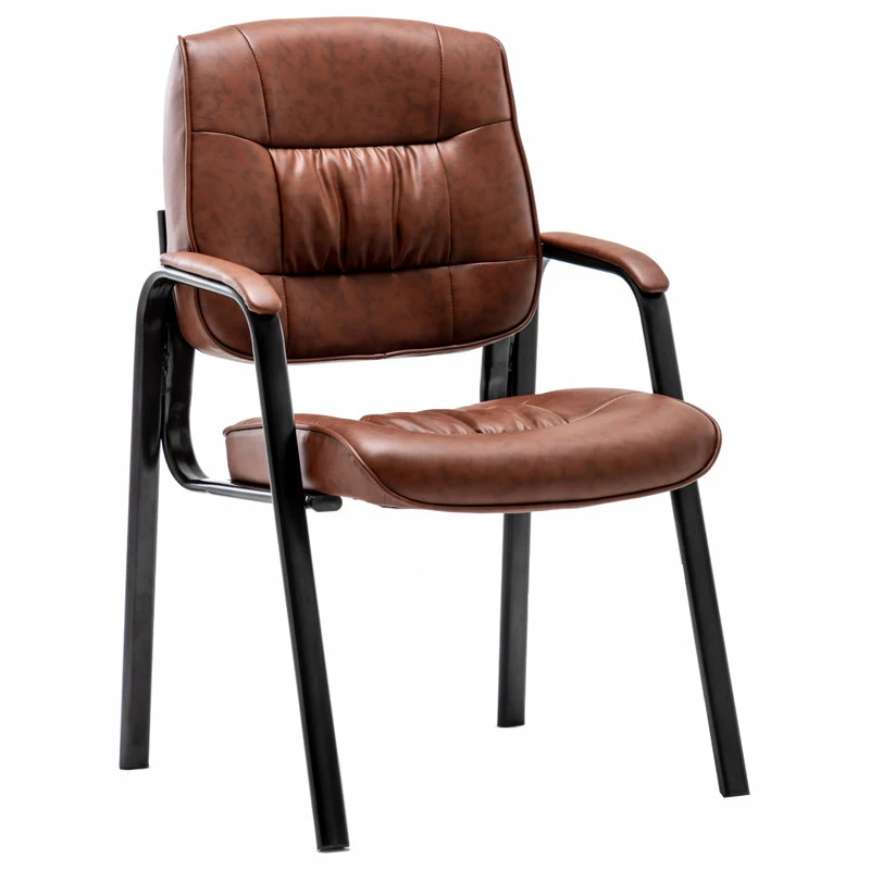 Discount ๐ Btexpert Keith Leather Reception Chair, Black, Espresso ๐ - Image 3