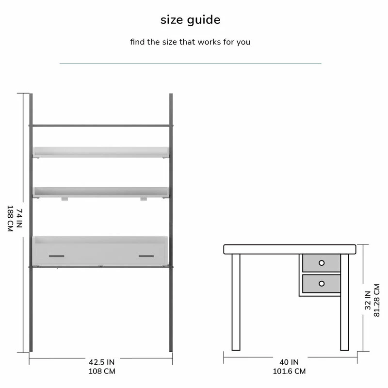 Hot Sale ๐ Madeleine Home Inc. Champier Ladder Desk, Natural ๐ - Image 14