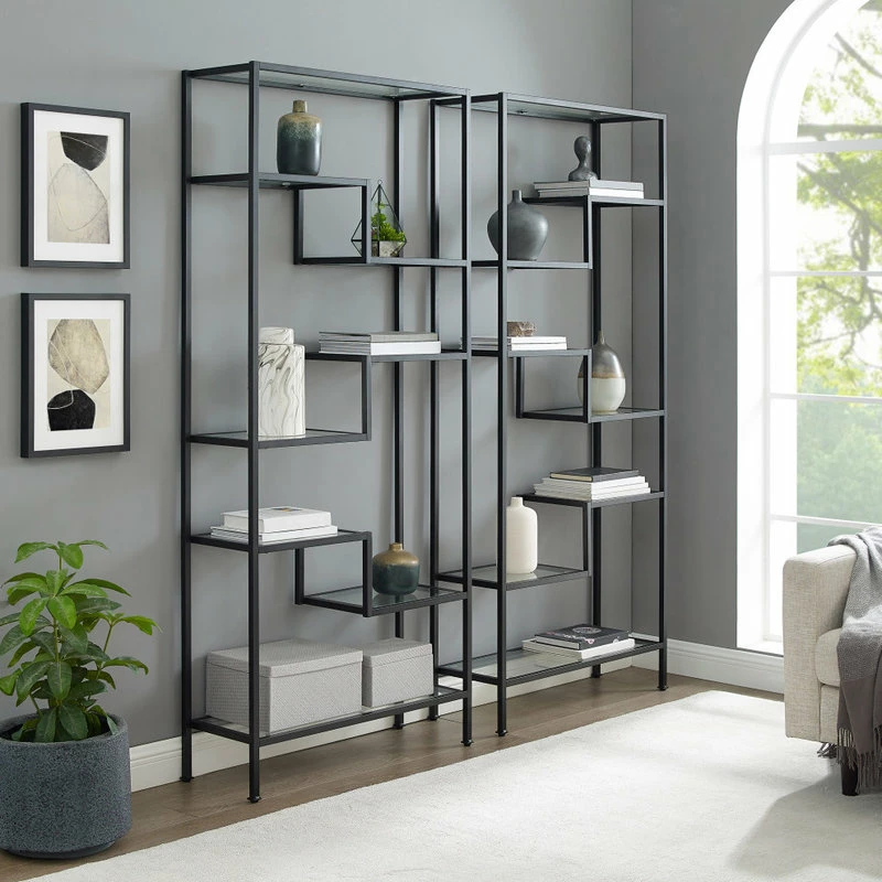Cheap ๐ Crosley Sloane 2-Piece Etagere Set, Matte Black ๐ฅ - Image 5