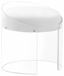 Best deal ❤️ Progressive Furniture A La Carte Acrylic Stool, Clear ✨