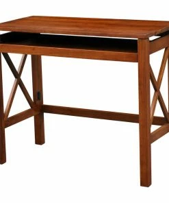 Brand new 🔔 Casual Home Montego Folding Desk With Pull-Out, Warm Brown ✨