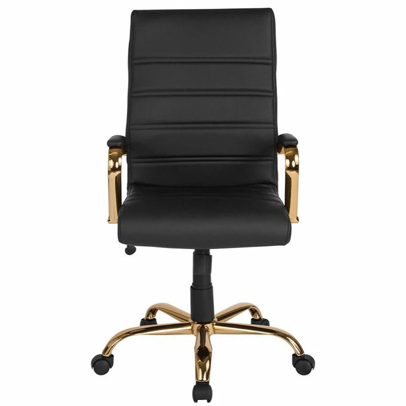 Cheap 😀 Flash Furniture High Back Leather Swivel Office Chair In Black 👍 - Image 2