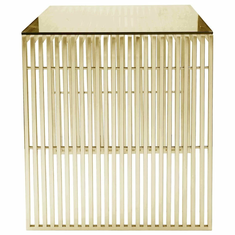 Coupon 🌟 Pangea Home Lux 59" Desk, Gold 👍 - Image 3