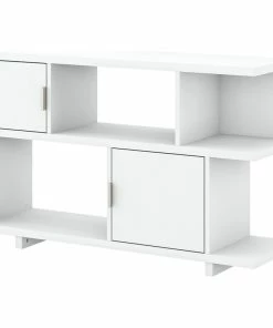 Discount 😉 Bush Industries Kathy Ireland Home By Bush Furniture Madison Avenue Low Bookcase With Doors ⭐