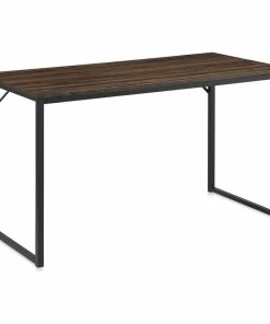 Brand new 🔥 Belleze 47" Barton Industrial Computer Desk, Dark Walnut ❤️