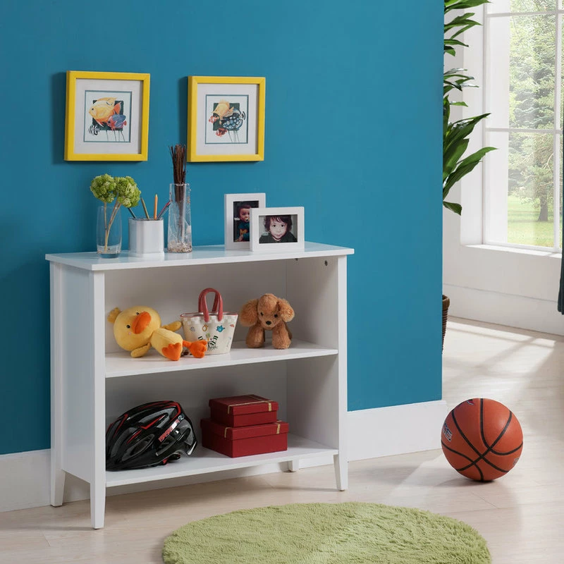 Best Pirce 😍 Pilaster Designs Paris 2-Shelf Bookcase, White 🔔 - Image 3