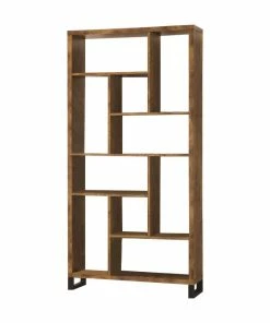 Best reviews of 😀 Coaster Home Furnishings Coaster Rustic Antique Nutmeg Bookcase 801236 🎁