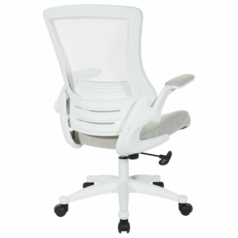 Best Pirce ⌛ Office Star Products White Screen Back Manager's Chair, Linen Stone Fabric, Linen Stone 👏 - Image 3