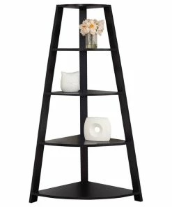 Top 10 😀 Monarch Contemporary Bookcase In Cappuccino And Black Finish I 2423 😍