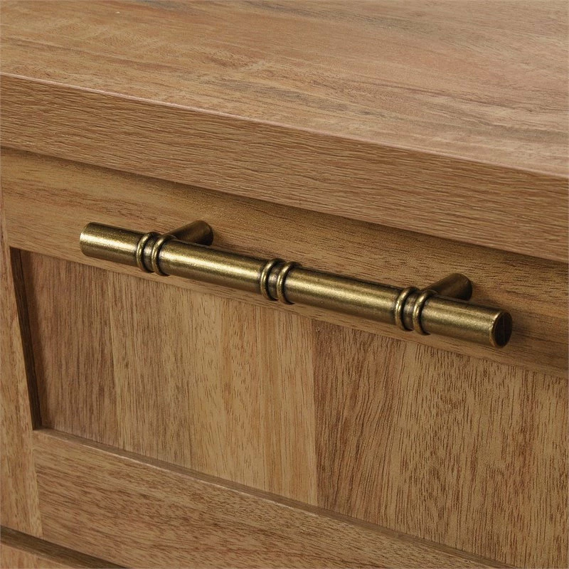 Deals π― Sauder Coral Cape Home Office Wood L-Shaped Desk In Sindoori Mango And Gold π - Image 3