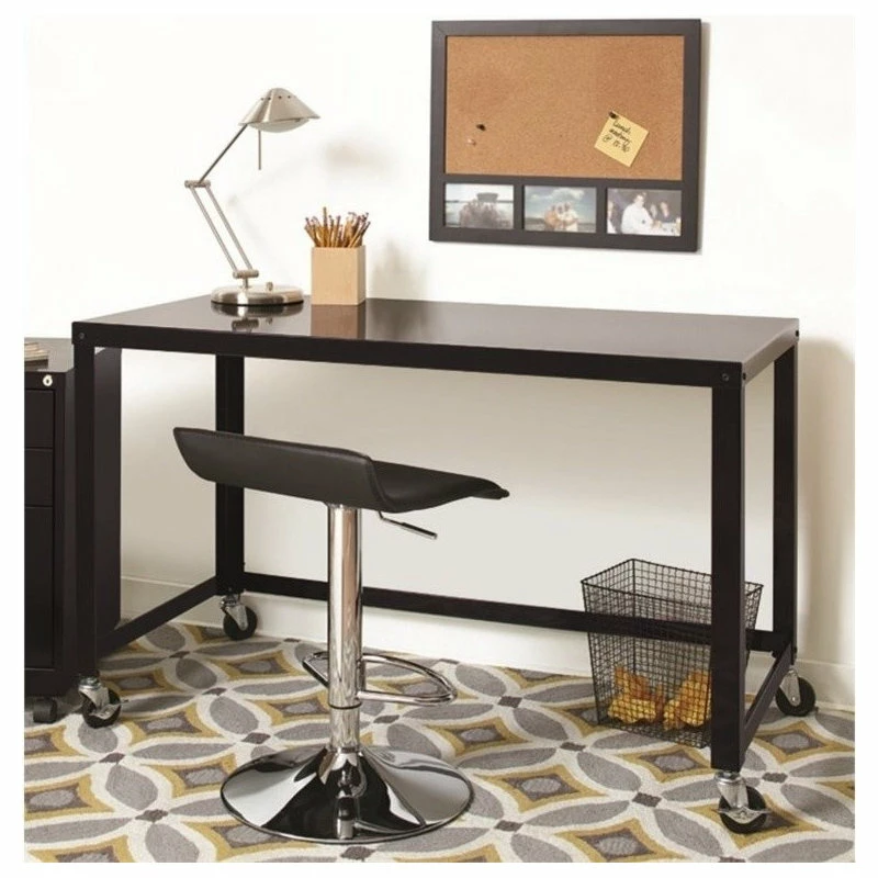 New βοΈ Hirsh Industries LLC Hirsh Ready-to-assemble 48-inch Wide Mobile Metal Desk Black β - Image 2