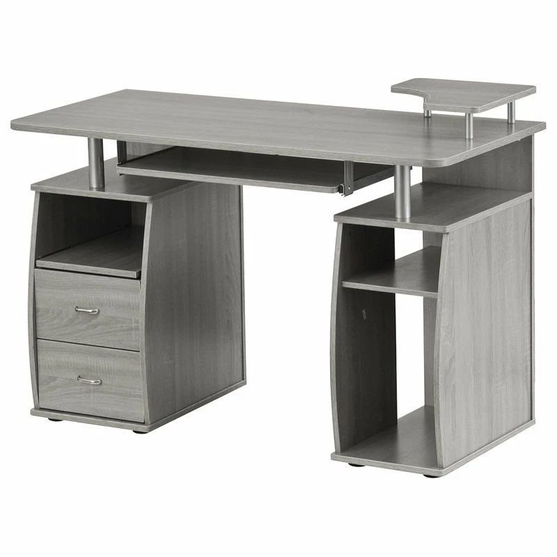 Best Pirce โ Rta Products- L Techni Mobili Complete Computer Workstation Desk With Storage, Grey ๐ฅฐ - Image 14